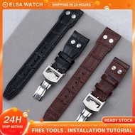 Adapted For IWC watch strap 21mm，22mm Dermal  strap fo Big Pilot Spitfire Watch Strap