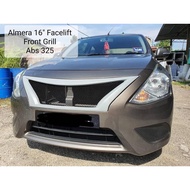 Nissan almera 2015 2016 2017 2018 2019 sport front grill grille sarung bodykit body kit