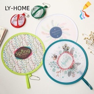LIAOYING Cartoon Small Fan, PET Mini Pocket Fan, Foldable Gift Pocket Cloth Fan