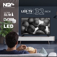 NGY LED TV Digital HD 32 inch / Televisi Kaca HDMI USB | 3208 NAGOYA