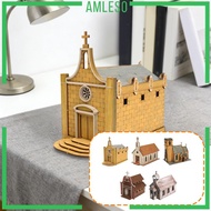 [Amleso] 1:72 Scale Architecture Building Model Architecture Scene Wood Landscape Building Materials