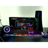 INPLAY STX540 4 in 1 Combo  RGB KEYBOARD &amp; MOUSE &amp; HEADSET &amp; MOUSEPAD