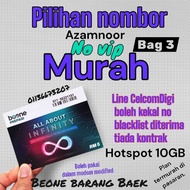 NO VIP PILIHAN NOMBOR BARU BEONE PREPAID RM35 250GB TIADA PECAHAN DATA  CELCOMDIGI RM25 110GB SEBULA