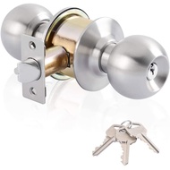 587SS Cylinder Lock Set Cylindrical Lockset Tombol pintu bilik / Cylindrical Door Knob Lockset Door Lock (32mm - 47mm)