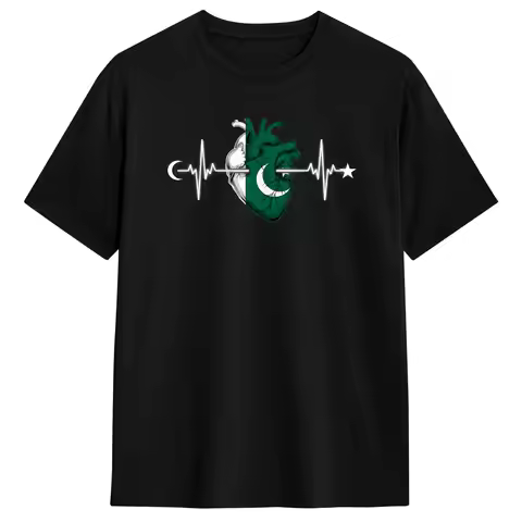 Pakistan Roots Pakistani Flag Cotton T Shirt For Male Summer Streetwear T Shirts O-Neck Tee Shirt Ov