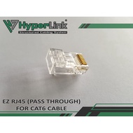 EZ RJ45 CAT6 (PASS THROUGH) (100 PCS)