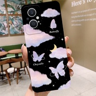 Case For Type OPPO RENO 7Z 5G Fashion BLACK AESTHETIC 002 Softcase Casemurah ID.8
