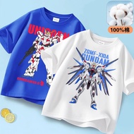 Gundam Unicorn T-Shirt RX-0 And Freedom ZGMF-X10A Quick Dry For Boys And Girls Anime Sports Shirt Ca