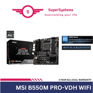 B550M PRO-VDH WIFI / MSI / COMES WITH WIFI + BLUETOOTH / WINDOWS 11 READY /  MSI PRO B550M PRO-VDH W