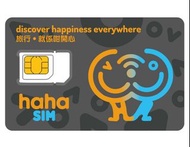 全新數據漫遊電話卡 haha SIM 卡