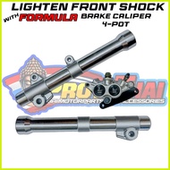 ♠ ✟ ◇ Lighten Front Shock Wave + Formula 8.1 + 220mm Disc Super Lighten+ Earls Hose Wave , Rs, Xrm