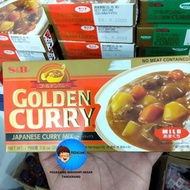 S&amp;B Golden Curry Mild Hot Medium Hot 220gr / Japanese Curry Import 220 gr