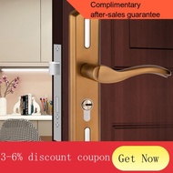 YQ55 Bedroom Door Lock Indoor Home Universal Door Wooden Door Lock Hole-Free Adjustable Door Handle Handle Handle