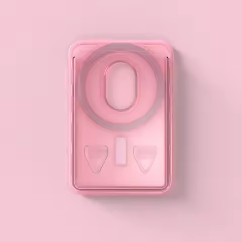 Transparent Card Cover PC Hard Magsafe Strong Magnetic Card Bag For Apple Huawei Phone Case Color Ba