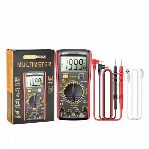 Digital Multimeter DT9205A High Precision Voltage Current Resistance Tester For ANENG Protective Ele