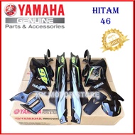 (HLY ) YAMAHA Y125 Y125ZR 125ZR COVERSET COVER SET BODY COVER HITAM 46 / 46 HITAM