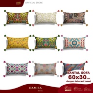 Damira Turkish Geo Print Pillow 60x30 cm Sofa Pillow