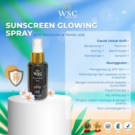 [ WSC PREMIUM ] SUNSCREEN GLOWING SPRAY PACKAGE MAGER SKINCARE WSC ORGANIC DEFINITELY GLOWING SMOOTH