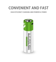 Battery aa 1.5V rechargeable battery aa supports direct charging of C-line Pilas aa USB rechargeable battery aa li-ium batteries