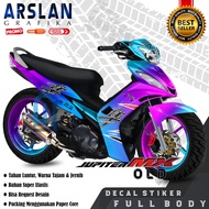 Decal Jupiter MX OLD Full Body Keren - Stiker Jupiter MX Old Simpel - Set Variasi Hayabusa Bunglon