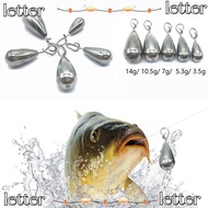 LETTER Weights Quick Release Casting Additional Weight 3.5/5.3/7/10.5/14g Entertainment Outdoors Tun
