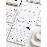 Meow Fun Life Note Pad Sticky Note Paper High-value ins Style Cute Note Sticker Note Sticker n Times