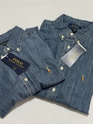 Polo Ralph Lauren經典牛仔款恤衫（帶吊牌）