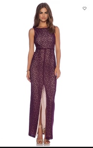 Alice + Olivia Gemma Maxi Dress Gown Designer dress engagement reception birthday after party weddin