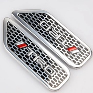 2 PCS for AMG BMW GTI NISMO RALLIART Rline ST TRD 无限 Logo Car Body Side Fender Stickers Auto 3D Badg