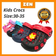 [ZEN] Cartoon Clog Shoes 30-35 I Kids Shoes I Clog Shoes Kids I Kids Sandals | Kasut Clog