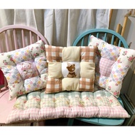 Square Canvas Seat Cushion with Cute Pattern