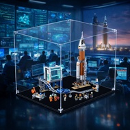 Saiz Custom Kotak Paparan Akrilik Acrylic Display Box 定制尺寸 for Lego 60228 Deep Space Rocket and Laun