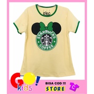 Star bucks Min nie Girls T-shirt