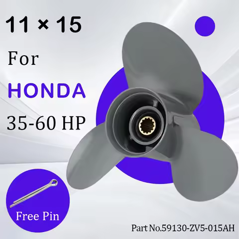 Outboard Propeller For Honda 35hp 40hp 45hp 50hp 55hp 60hp 11*15 Boat Motor Aluminum Screw 3 Blade 1