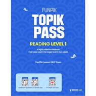 [Korean Study Book] FunPik TOPIK Pass Level 1 Reading (Reading material for Korean learners) 펀픽 TOPI
