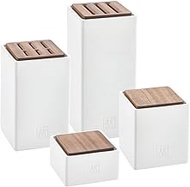 ZWILLING Set of 4 Ceramic and Wood (Containers/Blocks) Accessories Universal Kitchen Knives, Not App