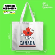 Totebag, a typical Canada souvenir, Canada Totebag souvenir made from Blancu canvas