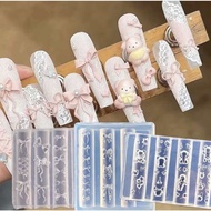 3D Three-Dimensional Full Garden Spring Flower Embossed Manicure Mold DIY Epoxy Manicure Glue High T