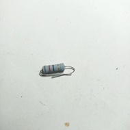 MERAH Resistor R carbon film 82 82R 82ohm R 5% 2watt 2 w watt WAT 2WAT ohm ash red black gold