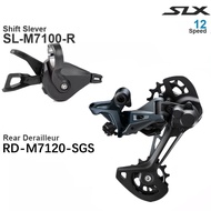 SHIMANO M7100 SLX 12ความเร็ว Groupset จักรยานเสือภูเขา MTB M7100ขวา Shifter M7100/M7120 SGS ชิ้นส่วน