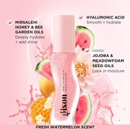 Trending in PH - Gisou Lip Oil 8ml, Moisturize with Honey, High Gloss, Pink Shimmer, Watermelon Arom