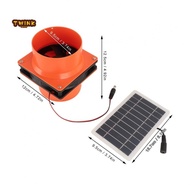 Solar Exhaust Fan 10W Solar Panel 12V Panel Voltage Round Duct Compatible