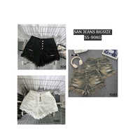 Extremely hot tasseled jeans shorts Bigsize