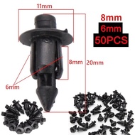 (Ready-stock) 50/100pcs Motor NMAX AEROX Clips Plastic Rivets Car Clips Rivet Y15 R25 R15 RS150 LC13