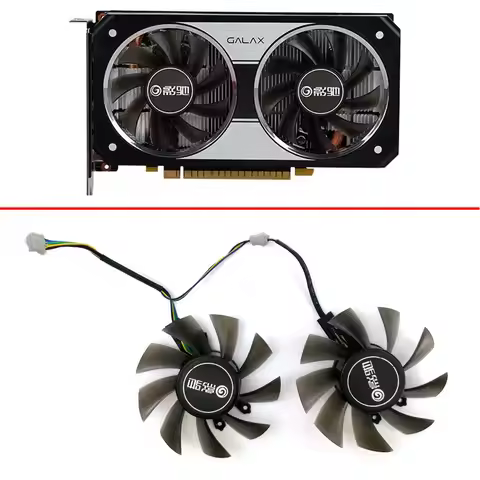 2pcs 75mm GA82S2H GTX1650 GTX1060 GPU FAN For Galaxy KFA2 GeForce GTX 1060 OC GTX 1650 SUPER Graphic