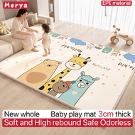 Baby Mat playmat 3cm Thick EPE material odorless Double-Sided Pattern Baby foam carpet 爬爬垫