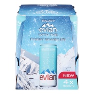 Evian Sparkling Can Water