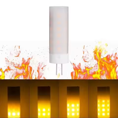 G4 LED Lamp Flame Effect Corn light DC12V AC110-220V3W Emulatie Fire Flikkeren Brandende Decoratie l