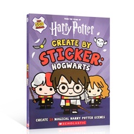 Milu Harry Potter: สร้างโดยสติกเกอร์: Hogwarts Illustrated Cartoon Bridge Chapter Book