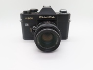 FUJICA ST801 + FUJINON 55mm f1.8 (鋃色) 菲林相機 底片相機 膠卷相機 手動對焦 街拍相機 定焦菲林相機 情侶禮物 生日禮物 節日禮物